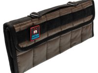 Сумка для 12 ножей с замком KTB, коричневая