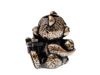 Бусина для темляка Двуликий Медведь, бронза