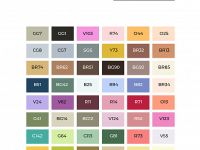 Набор маркеров Sketchmarker 48 Shabby Chic style- Шебби шик (48 маркеров в пластиковом кейсе)