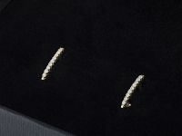 Серьги из желтого золота с бриллиантами э0301сг08200108