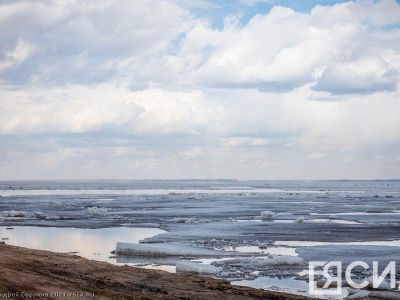 На реке Лене в Олекминском районе началось устойчивое ледообразование