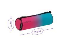 Пенал 1 отделение Berlingo "Radiance" 210*60 мм, полиэстер, розовый