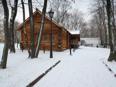Домик Петра I на Государевом дворе Коломенского