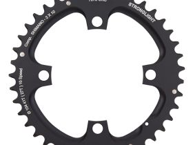 Звезда системы Stronglight для MTB Shimano 2/10 7075-T6 (черный 24 BCD 64 мм)