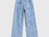 Прямые джинсы для девочек, Голубой