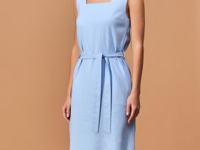 Платье Lino, голубое
