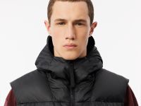Мужской влагоотталкивающий жилет Lacoste с капюшоном