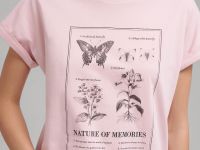 Футболка из хлопкового джерси свободного кроя