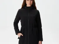 Женская утеплённая куртка-парка Lacoste с эластичным поясом