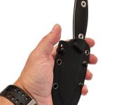 Походный нож Trivisa Aubergine-BG, сталь 14C28N, рукоять G10, черный