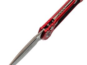 Автоматический нож Microtech LUDT Gen III, сталь M390, рукоять алюминий, бордовый