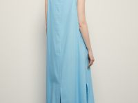 Сарафан макси с v-образными вырезом