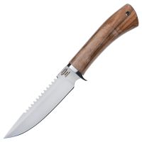 Нож для рыбалки Ерш, сталь 95Х18, орех