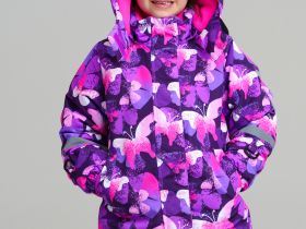 Комбинезон текстильный с полиуретановым покрытием для девочек