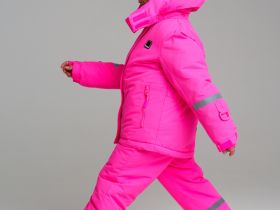 Куртка текстильная с полиуретановым покрытием для девочек