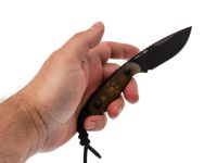 Туристический нож Kizer Buddy black сталь Nitro-V, рукоять Ultem