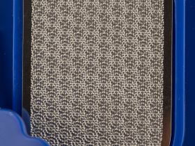 Точилка-наждак с зажимом "Сонет", 9,5х3,8 см, синяя