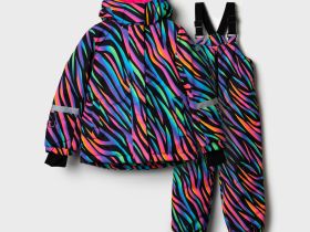 Комплект текстильный с полиуретановым покрытием для девочек: куртка, полукомбинезон