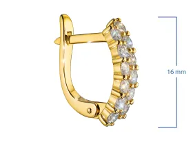 Серьги из желтого золота э0312сг05185000