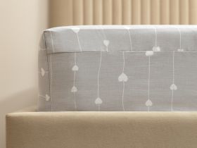 Простыня на резинке Серая романтика