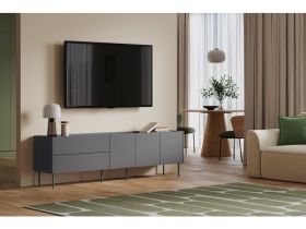 ТВ-тумба Дигарс 203x60 Графитовый