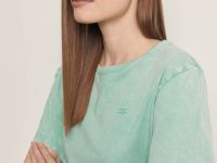 Футболка свободного силуэта с принтом