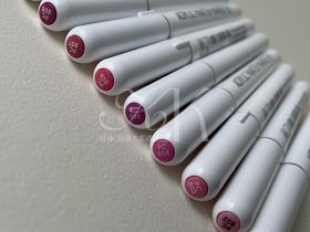 Набор маркеров акриловые Languo, 9 цветов, розовые оттенки