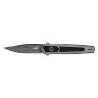 Автоматический нож Kershaw Launch 17, сталь дамаск, рукоять алюминий/G10