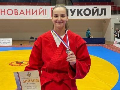 Самбистка Ольга Лихота из Якутии взяла "серебро" на первенстве России