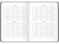 Ежедневник недатированный, кожзам OfficeSpace "Elastic band" A5 136 л