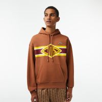 Мужское хлопковое худи Lacoste свободного кроя