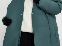 Пальто утепленное с утиным пухом
