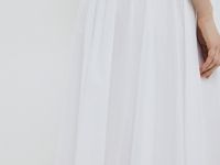 Юбка миди, Белый