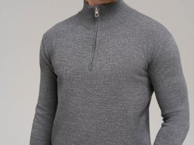 Джемпер прямого кроя из хлопка