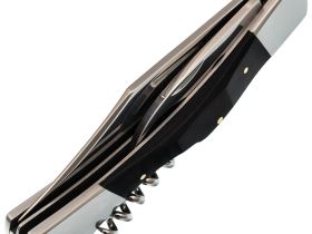 Складной нож со штопором Витязь Путник, сталь 65х13