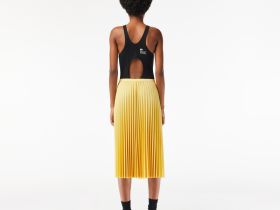 Женская плиссированная юбка Lacoste