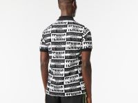 Мужское поло Lacoste L.12.12 с принтом