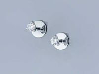 Пусеты из белого золота э4712пс07220381