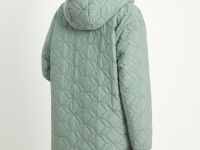 Полупальто утепленное с капюшоном