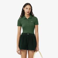 Женское поло Lacoste приталенного кроя из органического хлопка
