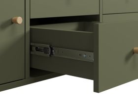 Стеллаж Кейн 2-149x75 Оливковый