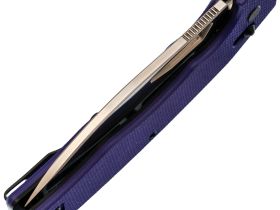 Складной нож Obertech ns-01 Drop point satin, сталь VG-10, рукоять G10, фиолетовый