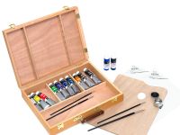 Набор масляных красок в подарочном кейсе Малевичъ, 20 предметов