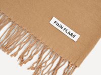 Палантин двусторонний с бахромой