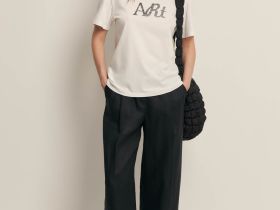 Футболка прямого силуэта с принтом