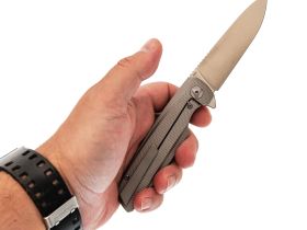 Складной нож Steelclaw SC03, сталь M390, рукоять титан