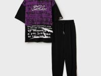 Комплект трикотажный для мальчиков: фуфайка (футболка), брюки