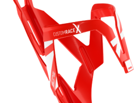 Флягодержатель Elite Custom Race X (красный / белый)