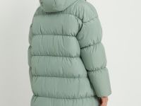 Пуховое пальто со съемным капюшоном