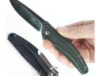 Складной нож CRKT Ripple 2 Charcoal, сталь Acuto 440, рукоять нержавеющая сталь